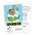 Stock Puppy Tub Tester Card w/ Temperature Strip (3 3/8"x2 1/8"x0.03)